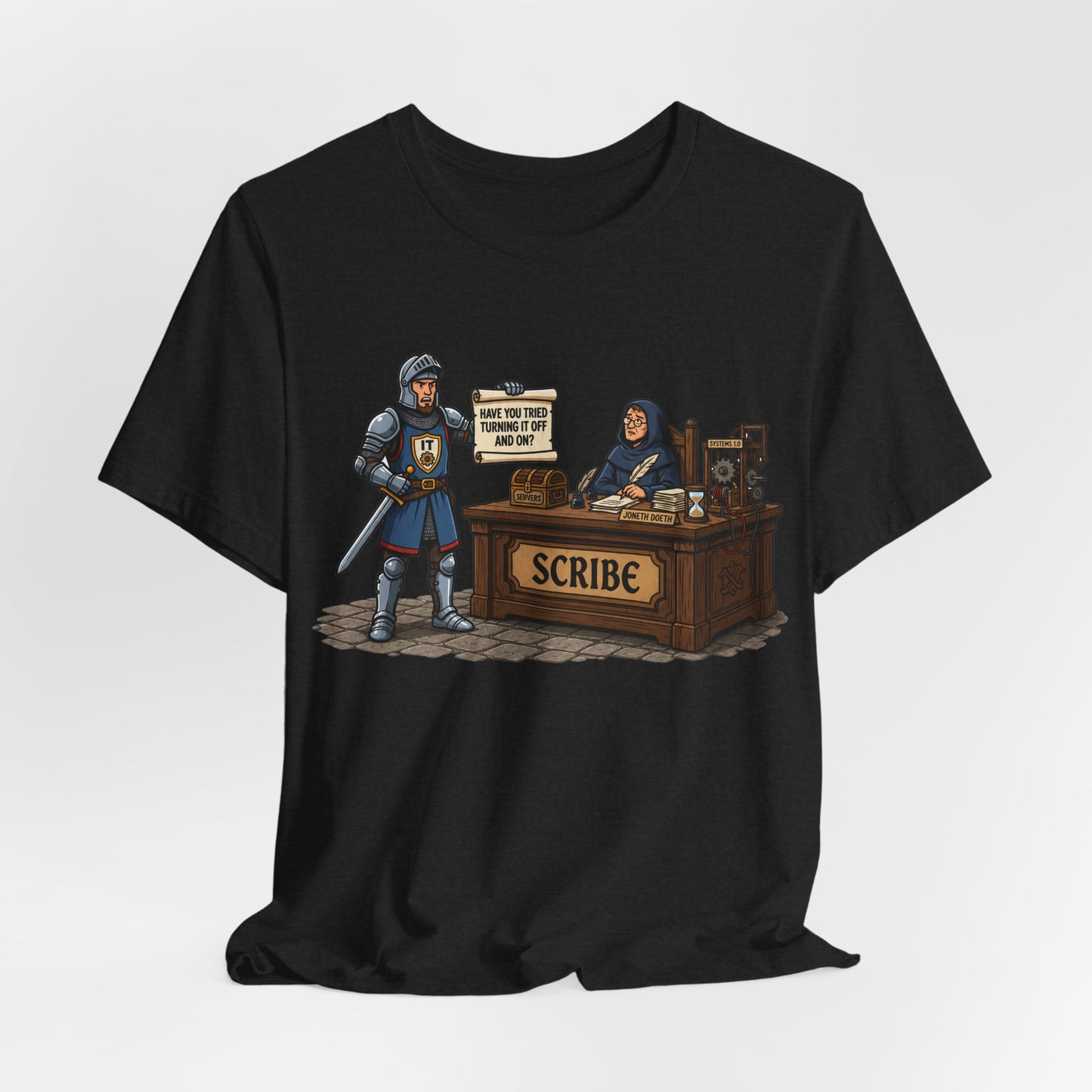 Help Desk Have You Tried Turning It Off and On Funny Burnout Shirt | Khai Studio