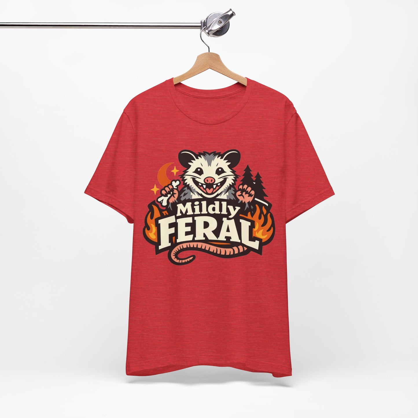 Mildly Feral Funny Burnout Shirt | Khai Studio