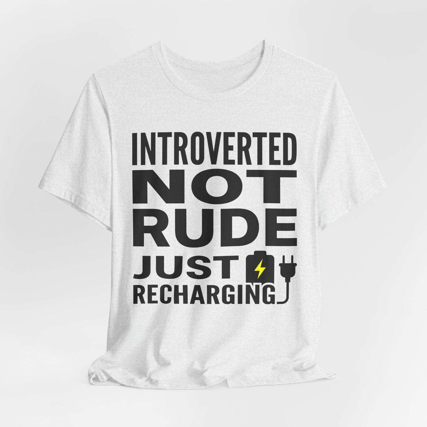 Introverted Not Rude Just Recharging Funny Introvert Shirt | Khai Studio