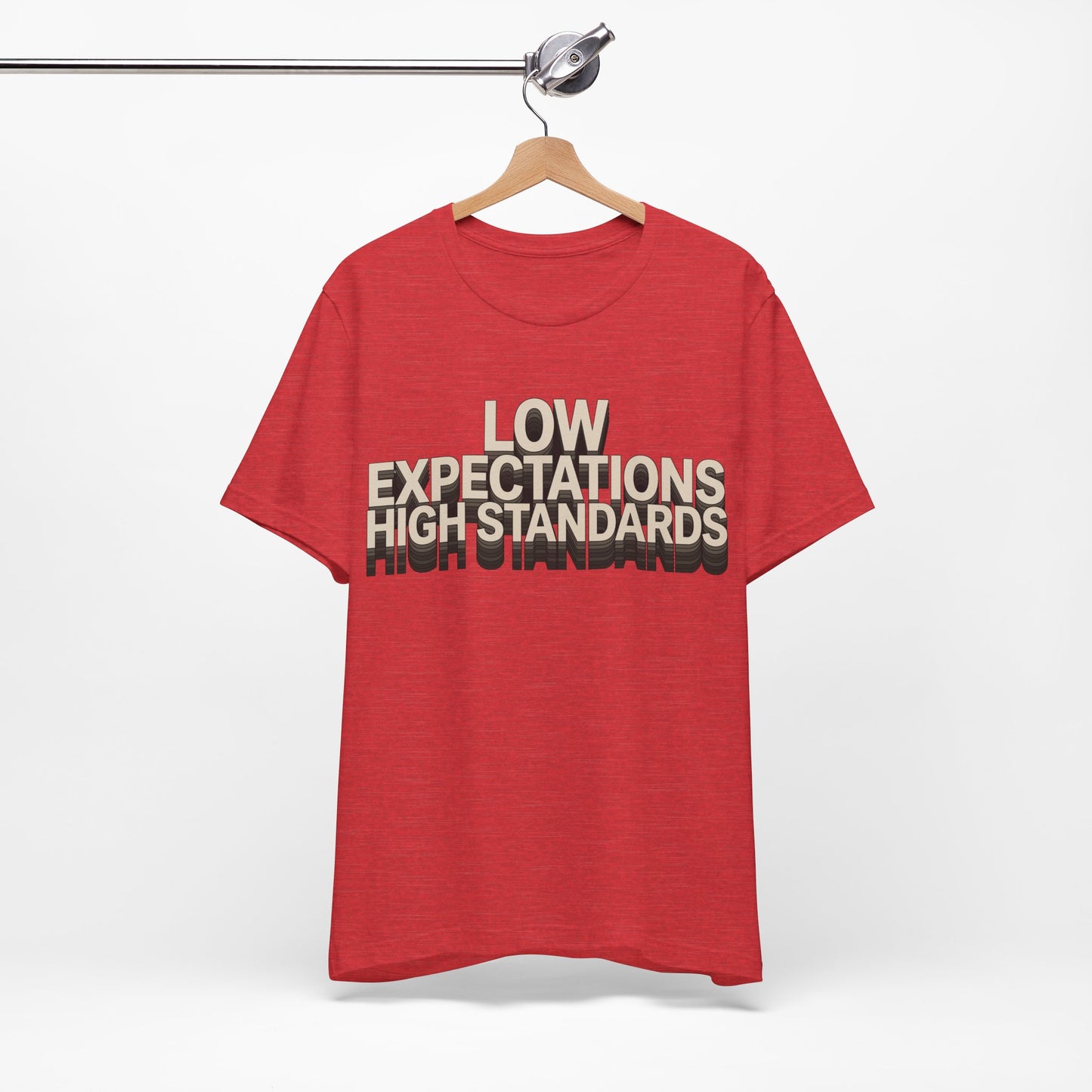 Low Expectations High Standards Funny Deadpan Shirt | Khai Studio