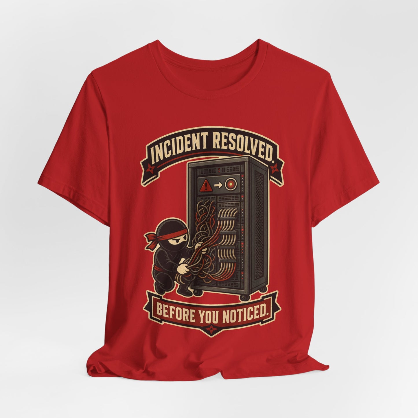 Incident Resolved Before You Noticed Funny Ninja Office Shirt | Khai Studio