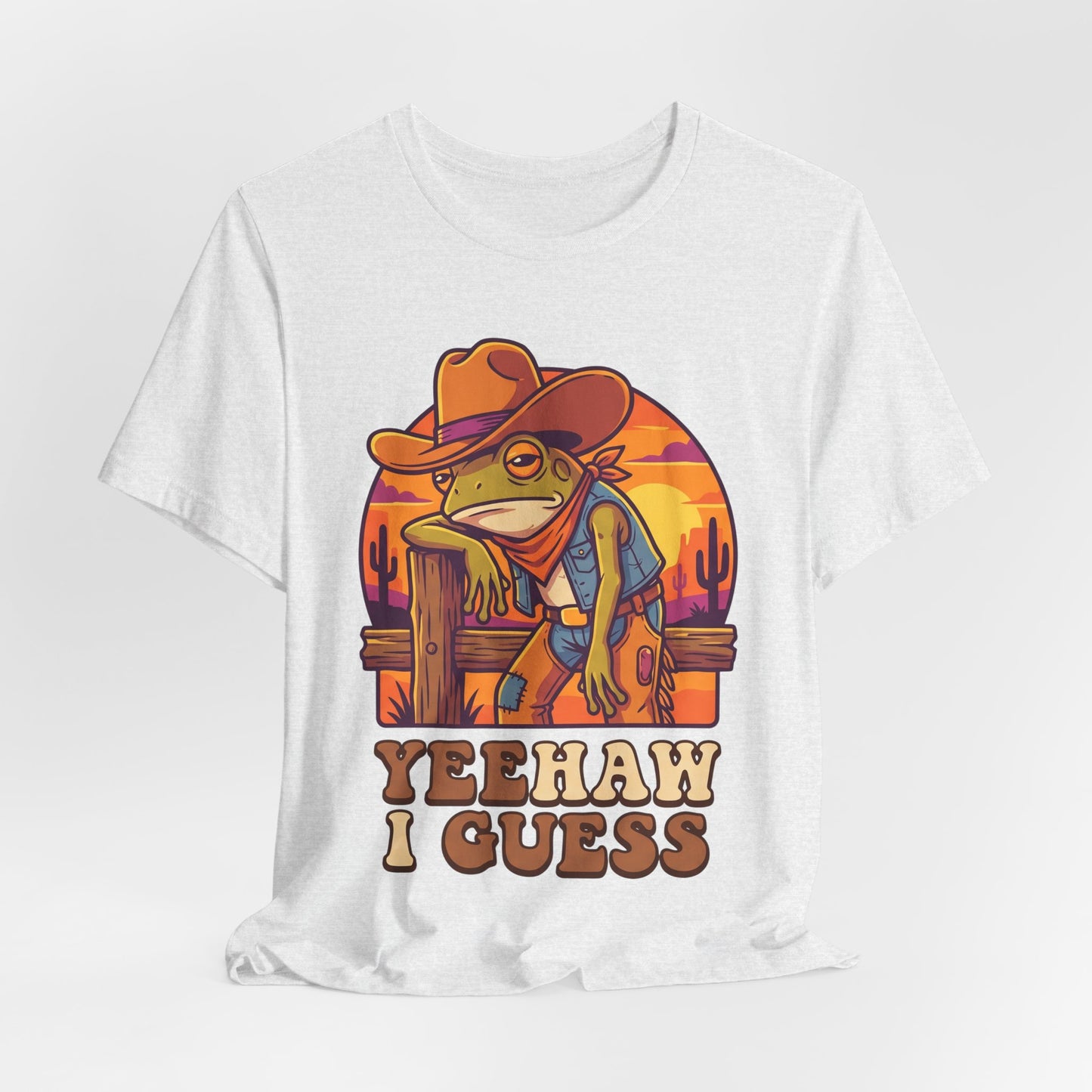 Yeehaw I Guess Funny Burnout Shirt | Khai Studio