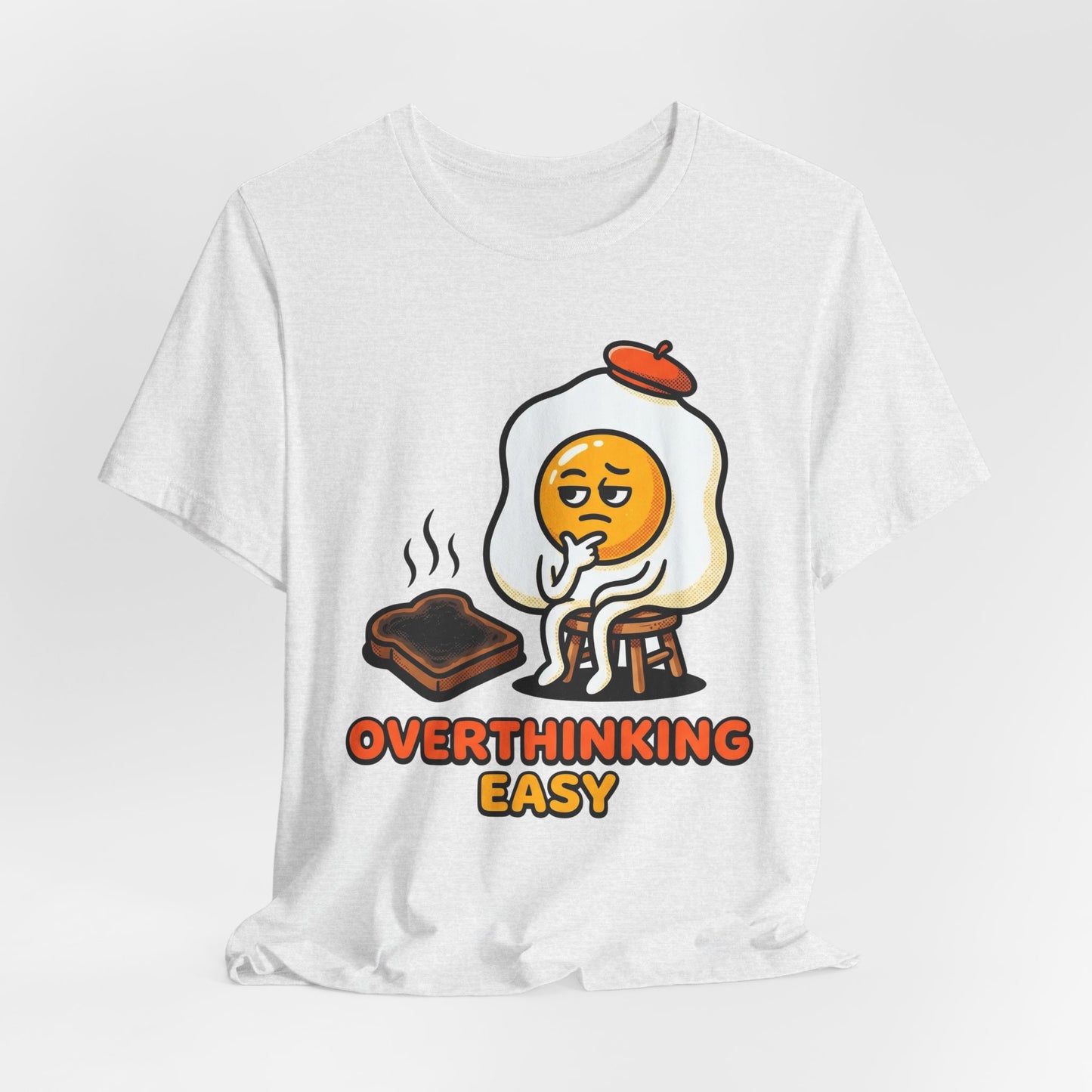 Overthinking Easy Funny Burnout Shirt | Khai Studio