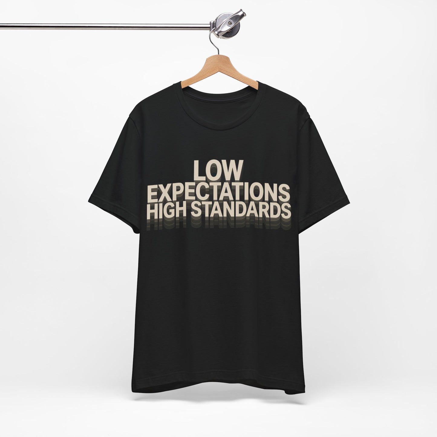 Low Expectations High Standards Funny Deadpan Shirt | Khai Studio