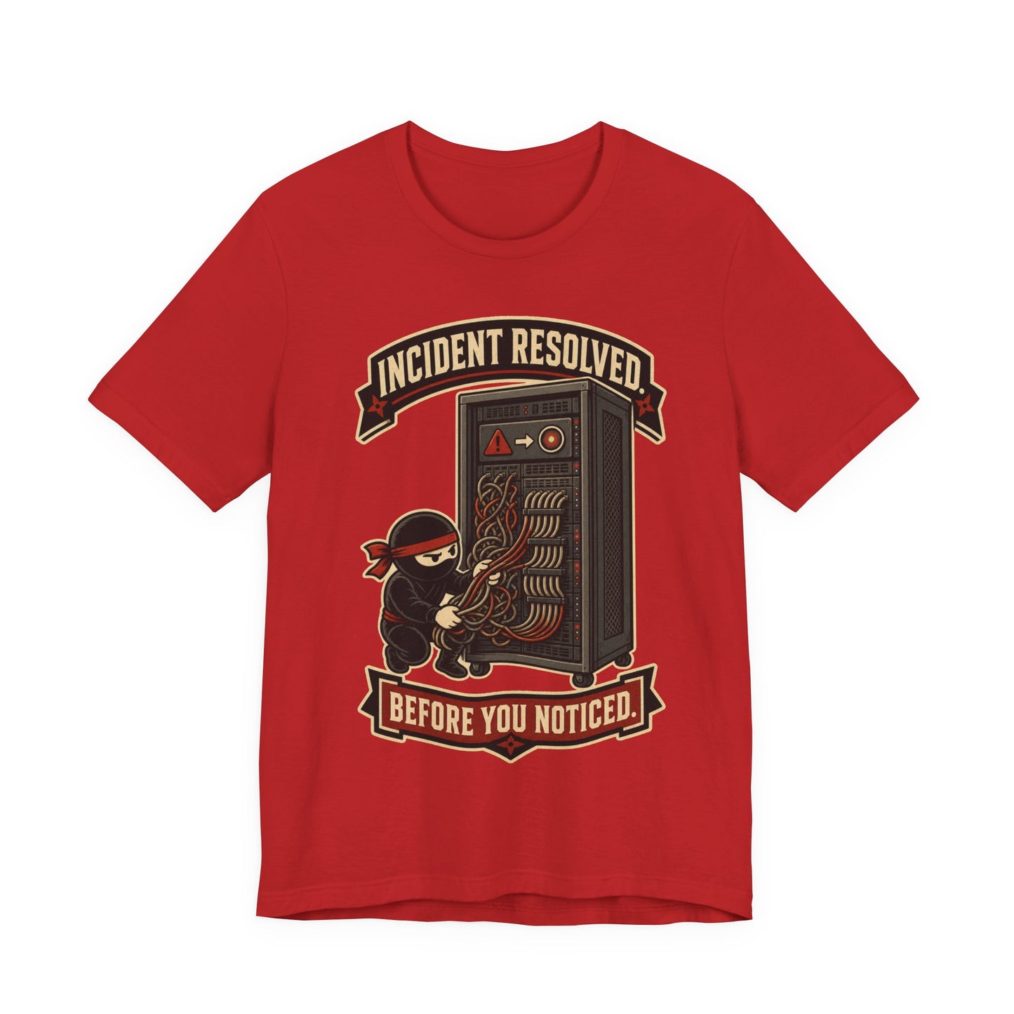 Incident Resolved Before You Noticed Funny Ninja Office Shirt | Khai Studio