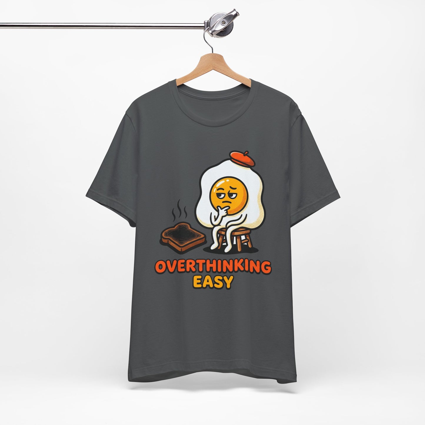 Overthinking Easy Funny Burnout Shirt | Khai Studio