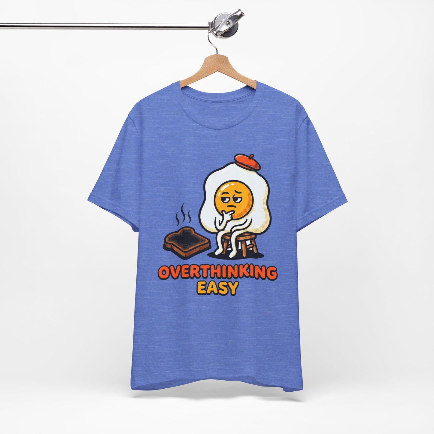 Overthinking Easy Funny Burnout Shirt | Khai Studio
