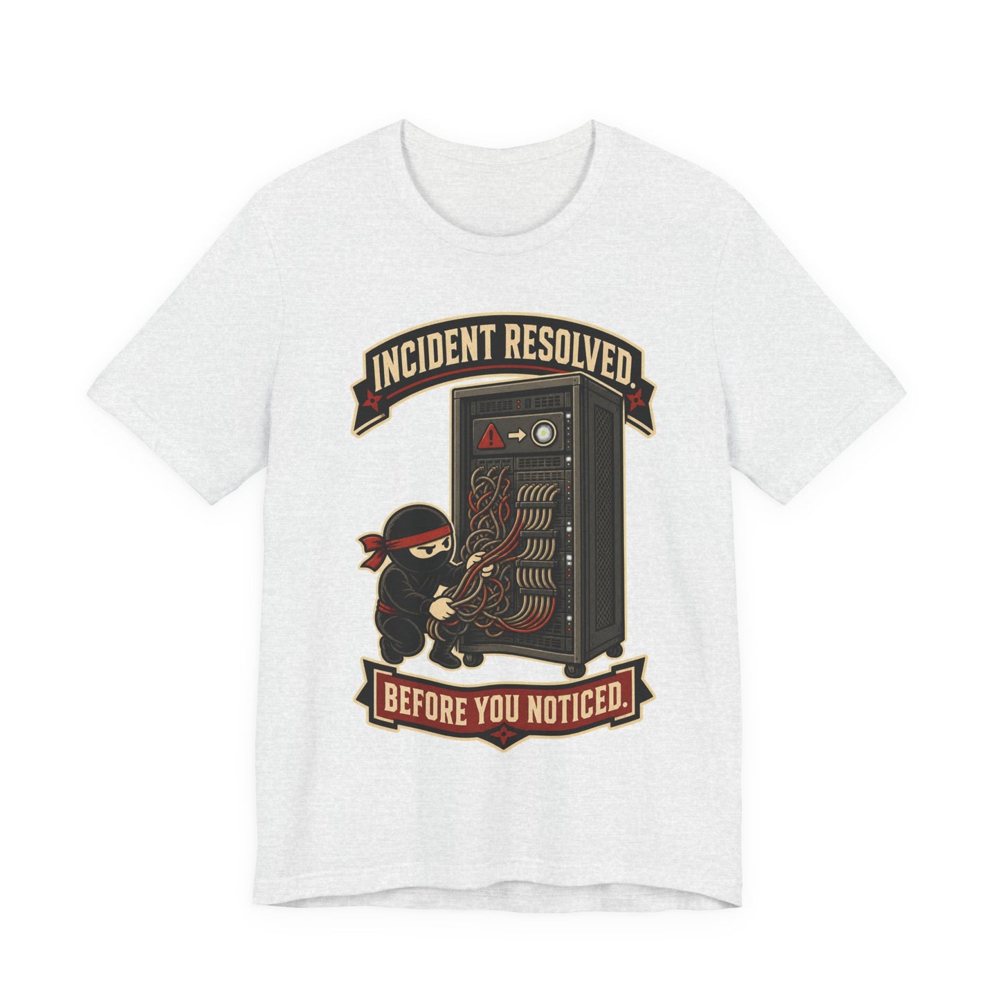 Incident Resolved Before You Noticed Funny Ninja Office Shirt | Khai Studio