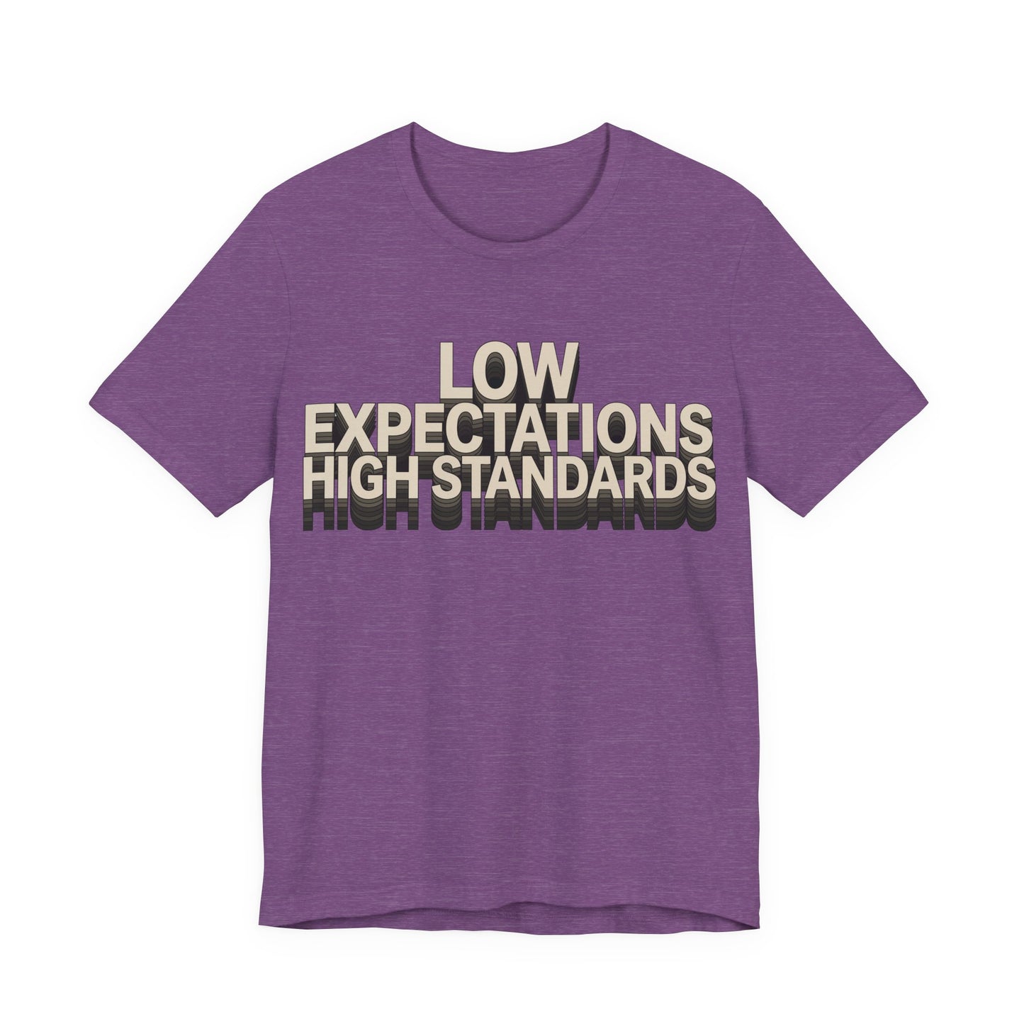 Low Expectations High Standards Funny Deadpan Shirt | Khai Studio