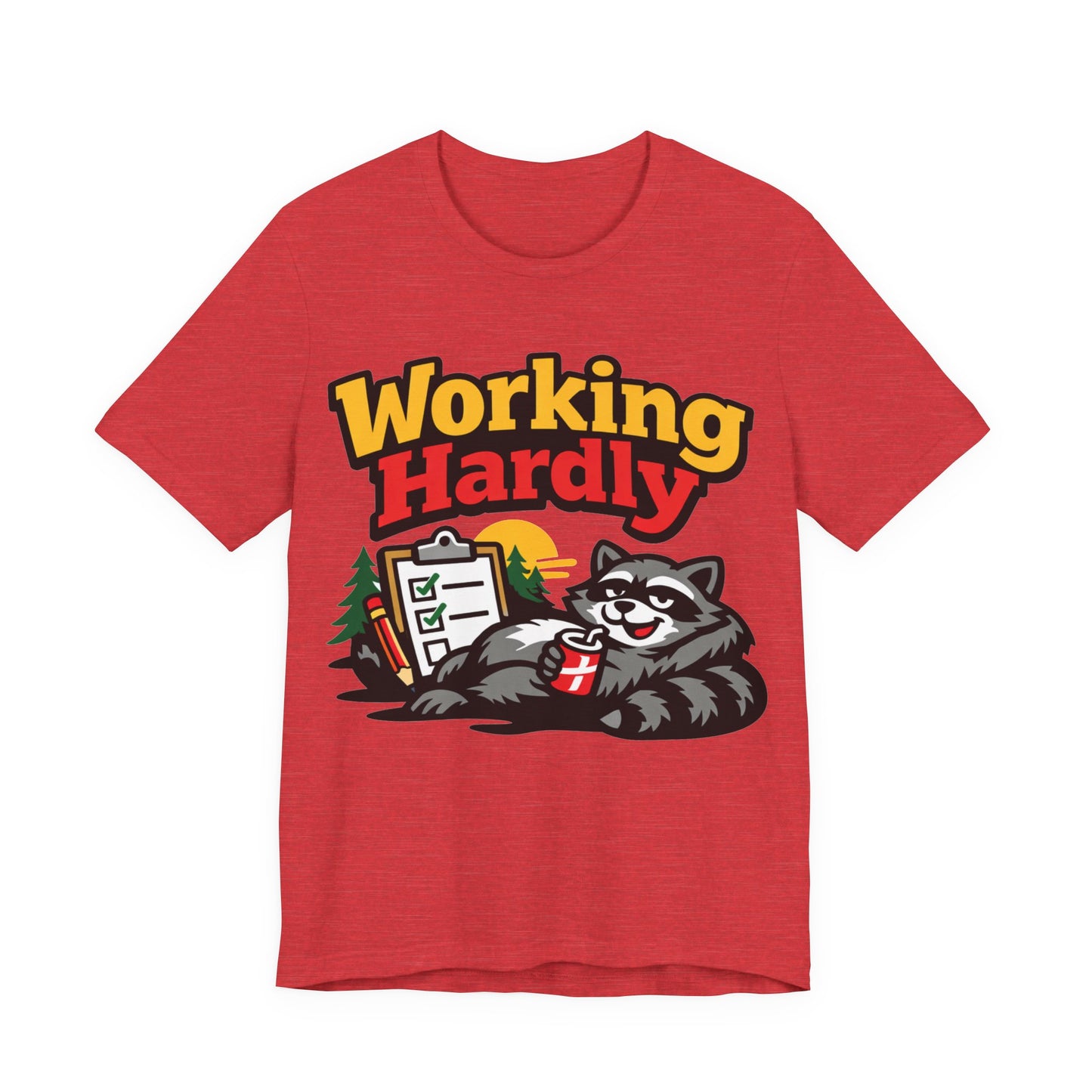 Working Hardly Funny Burnout Shirt | Khai Studio