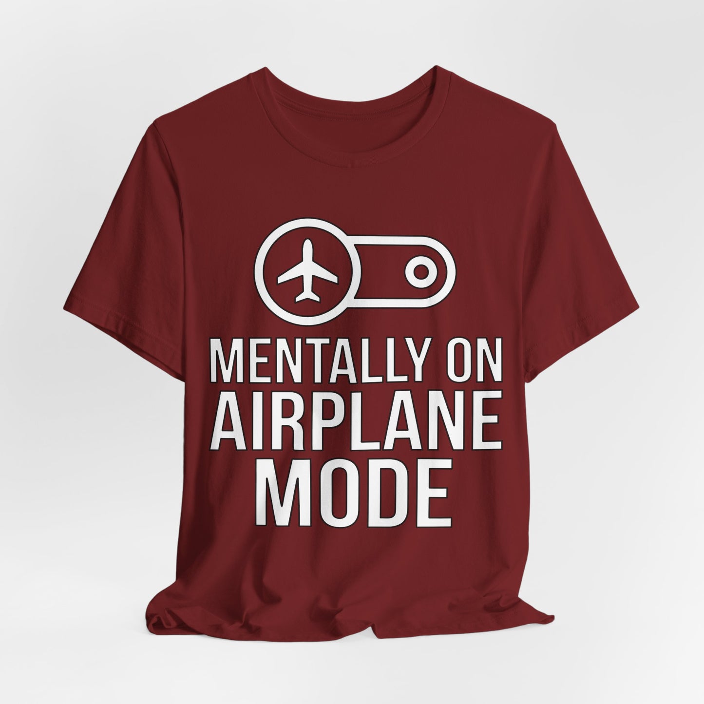 Mentally on Airplane Mode Funny Introvert Shirt | Khai Studio