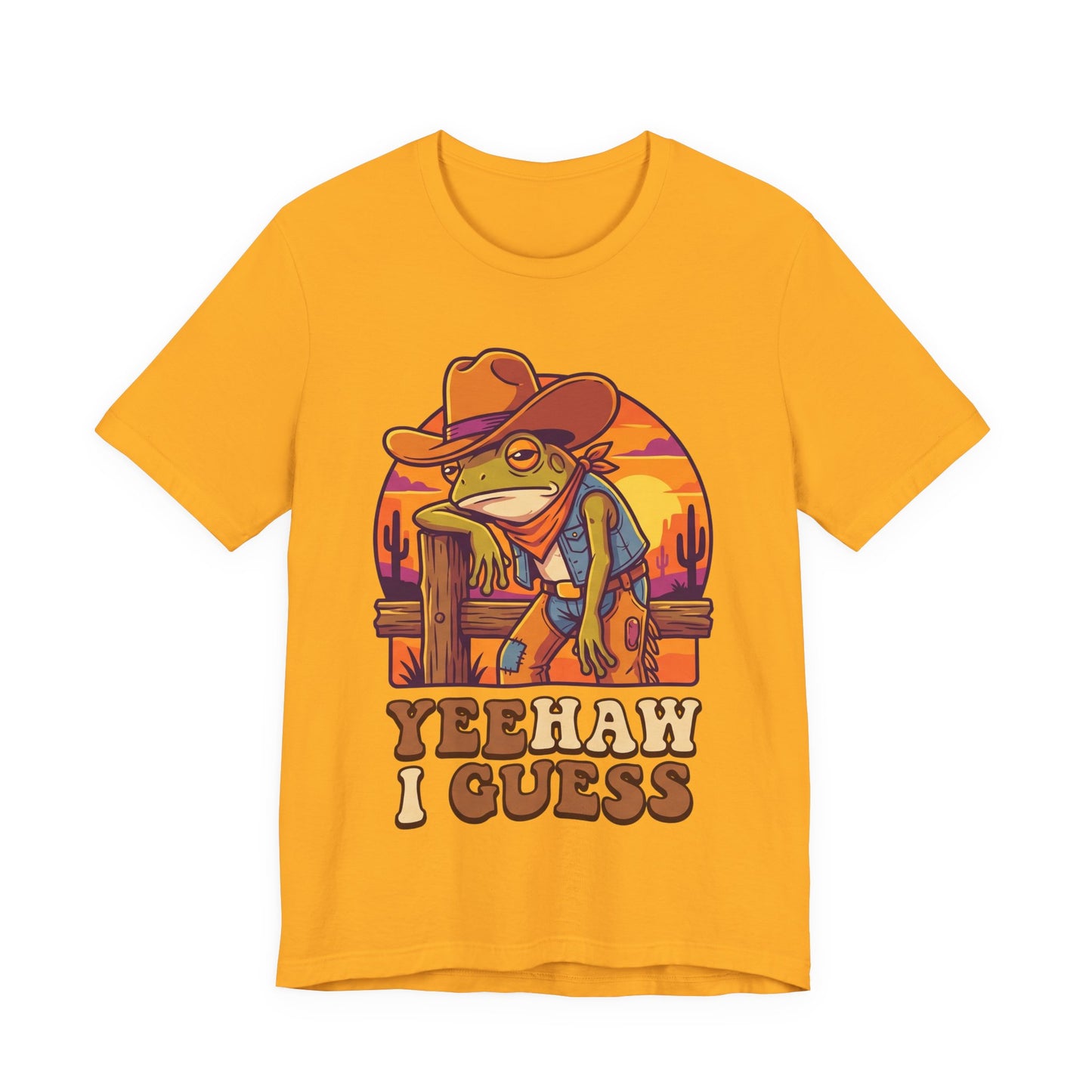 Yeehaw I Guess Funny Burnout Shirt | Khai Studio