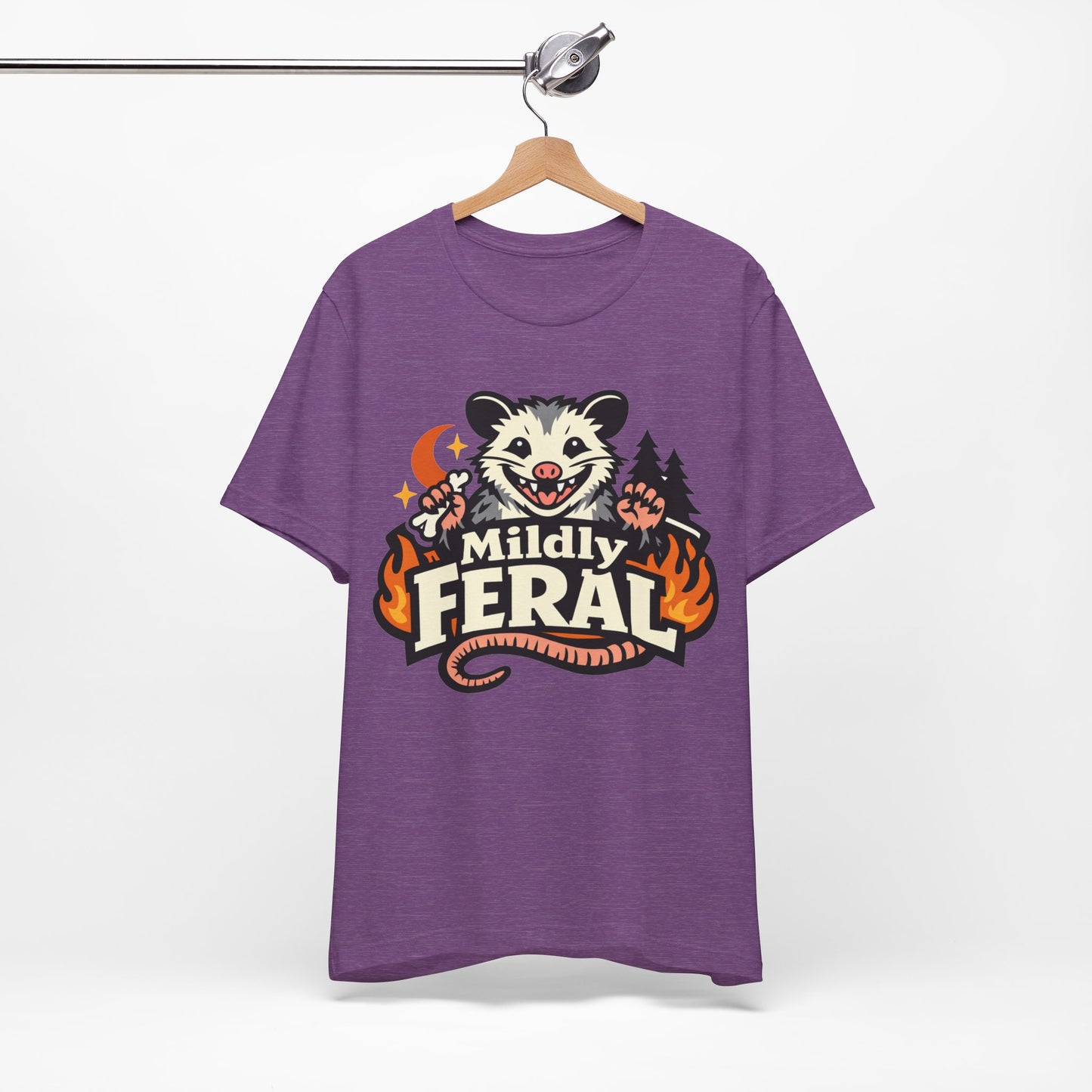 Mildly Feral Funny Burnout Shirt | Khai Studio