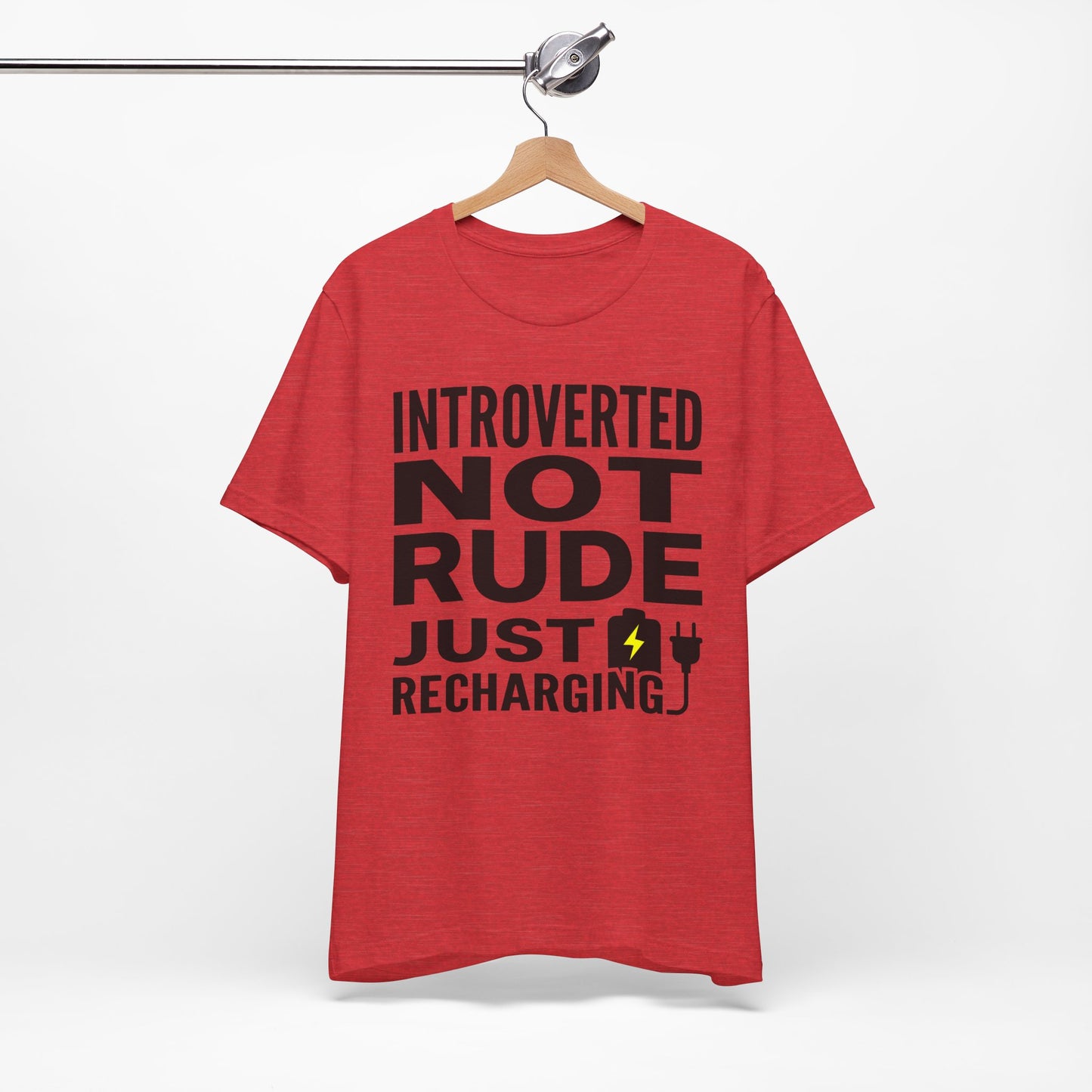 Introverted Not Rude Just Recharging Funny Introvert Shirt | Khai Studio