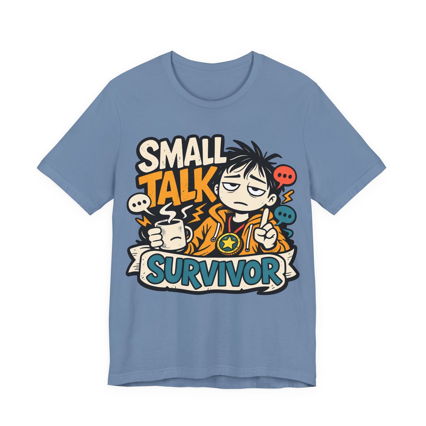 Small Talk Survivor Funny Introvert Shirt | Khai Studio