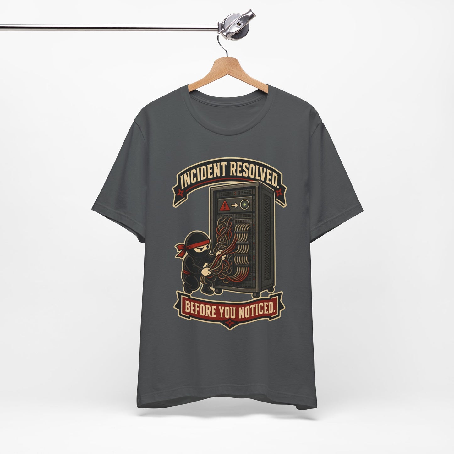 Incident Resolved Before You Noticed Funny Ninja Office Shirt | Khai Studio