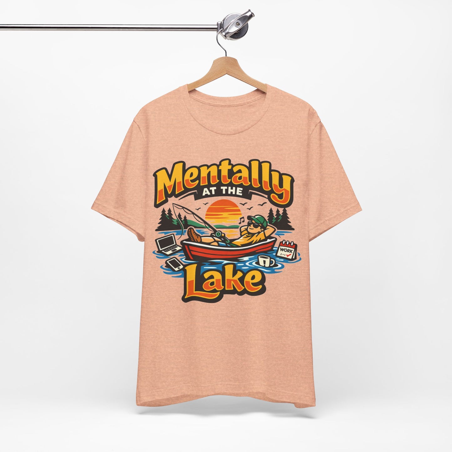 Mentally at the Lake Funny Introvert Shirt | Khai Studio