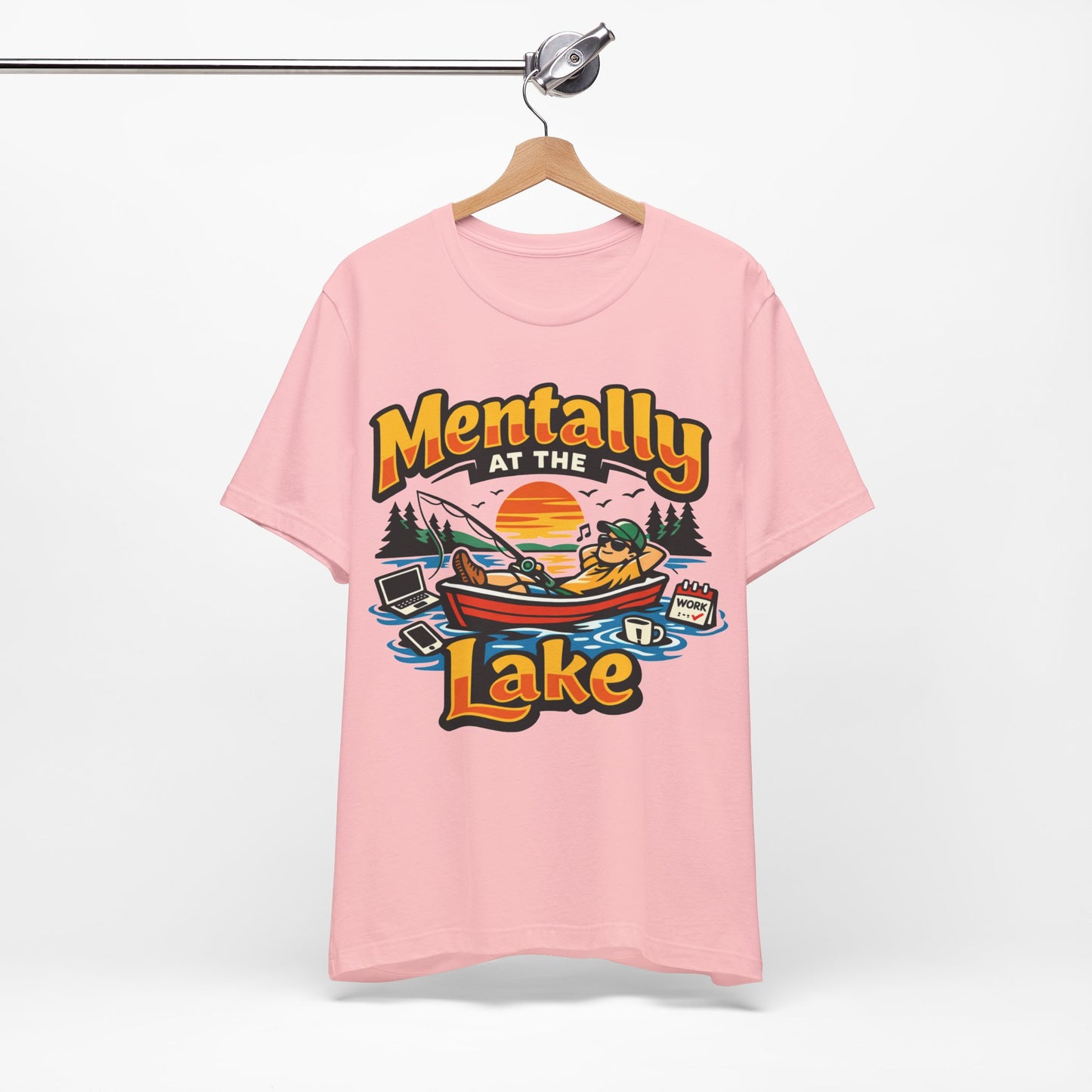 Mentally at the Lake Funny Introvert Shirt | Khai Studio