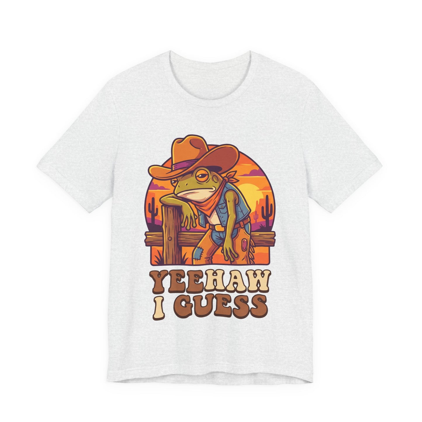 Yeehaw I Guess Funny Burnout Shirt | Khai Studio