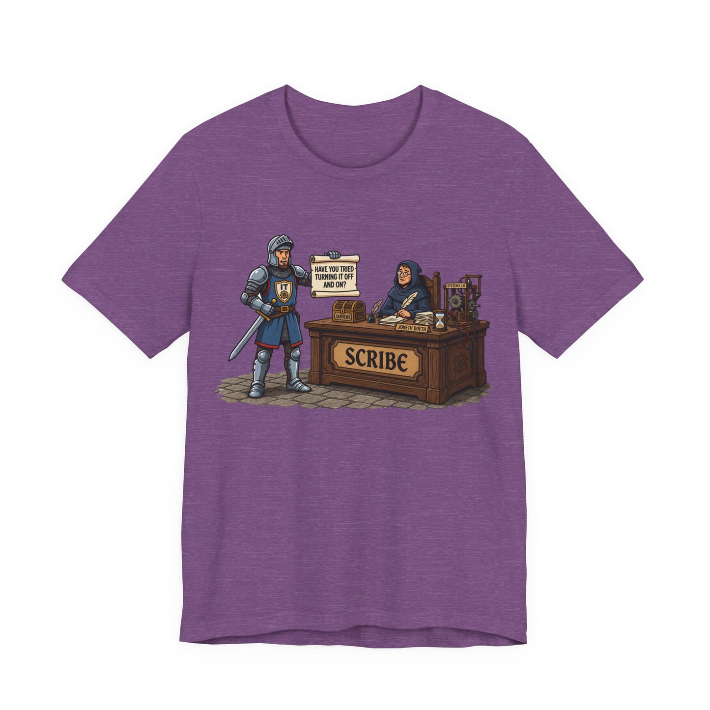 Help Desk Have You Tried Turning It Off and On Funny Burnout Shirt | Khai Studio