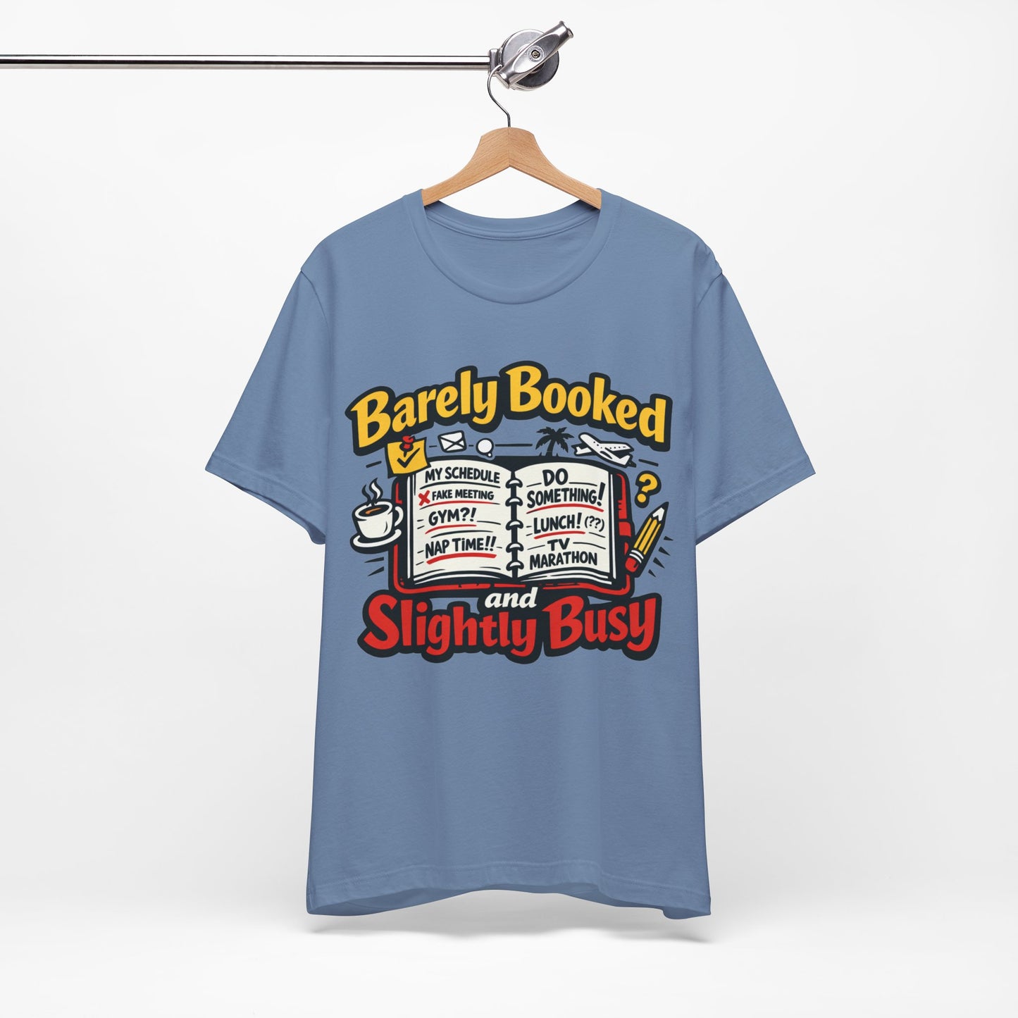 Barely Booked and Slightly Busy Funny Burnout Shirt | Khai Studio