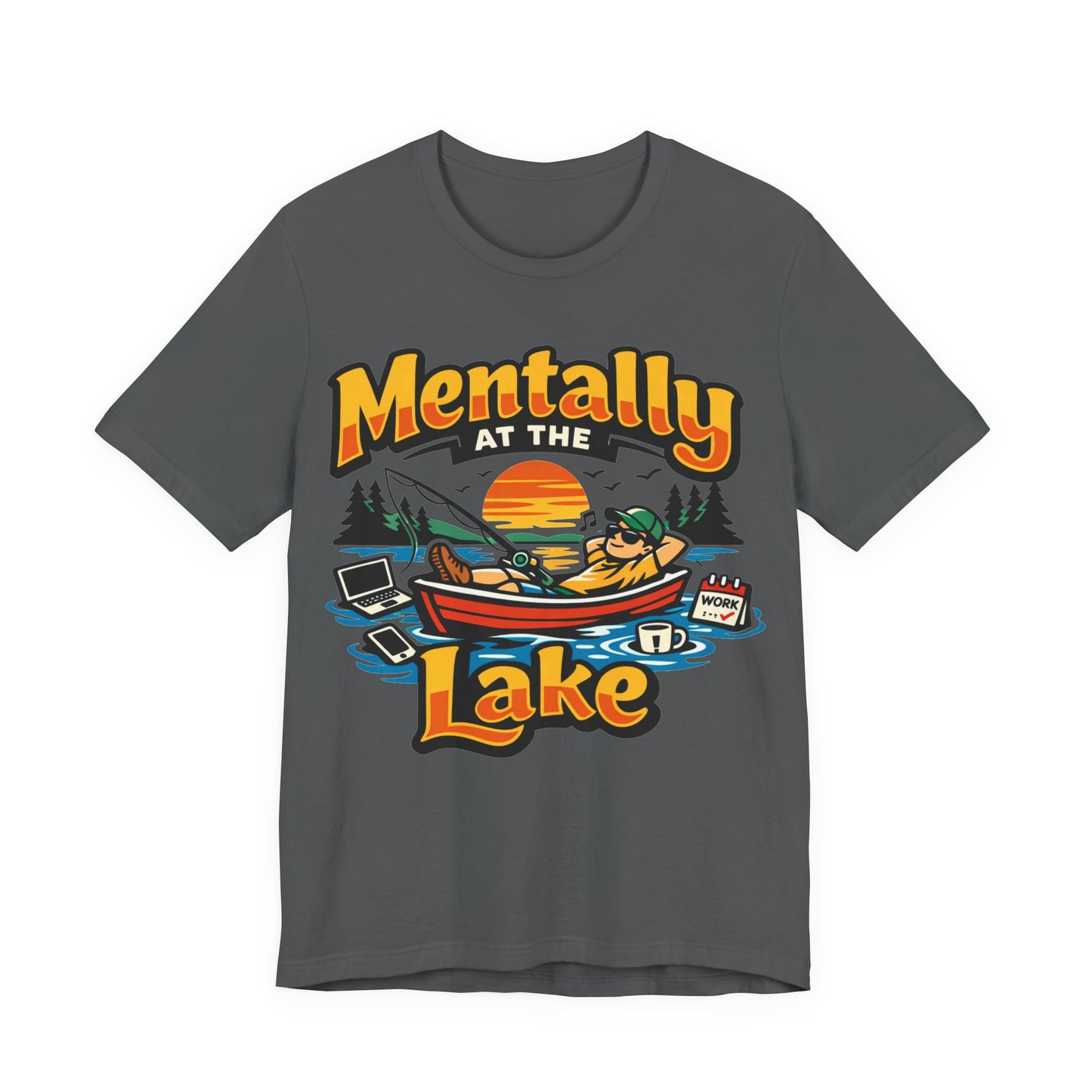 Mentally at the Lake Funny Introvert Shirt | Khai Studio