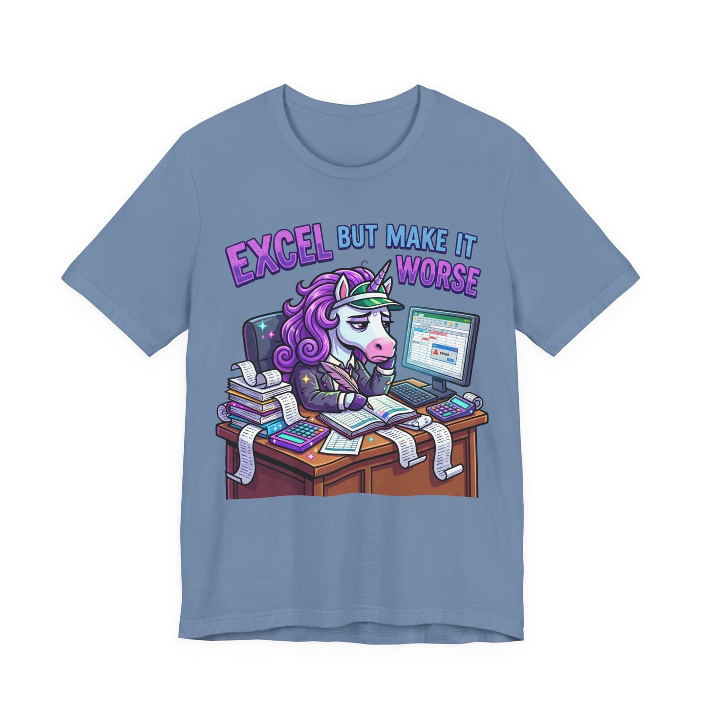 Excel But Make It Worse Funny Burnout Shirt | Khai Studio