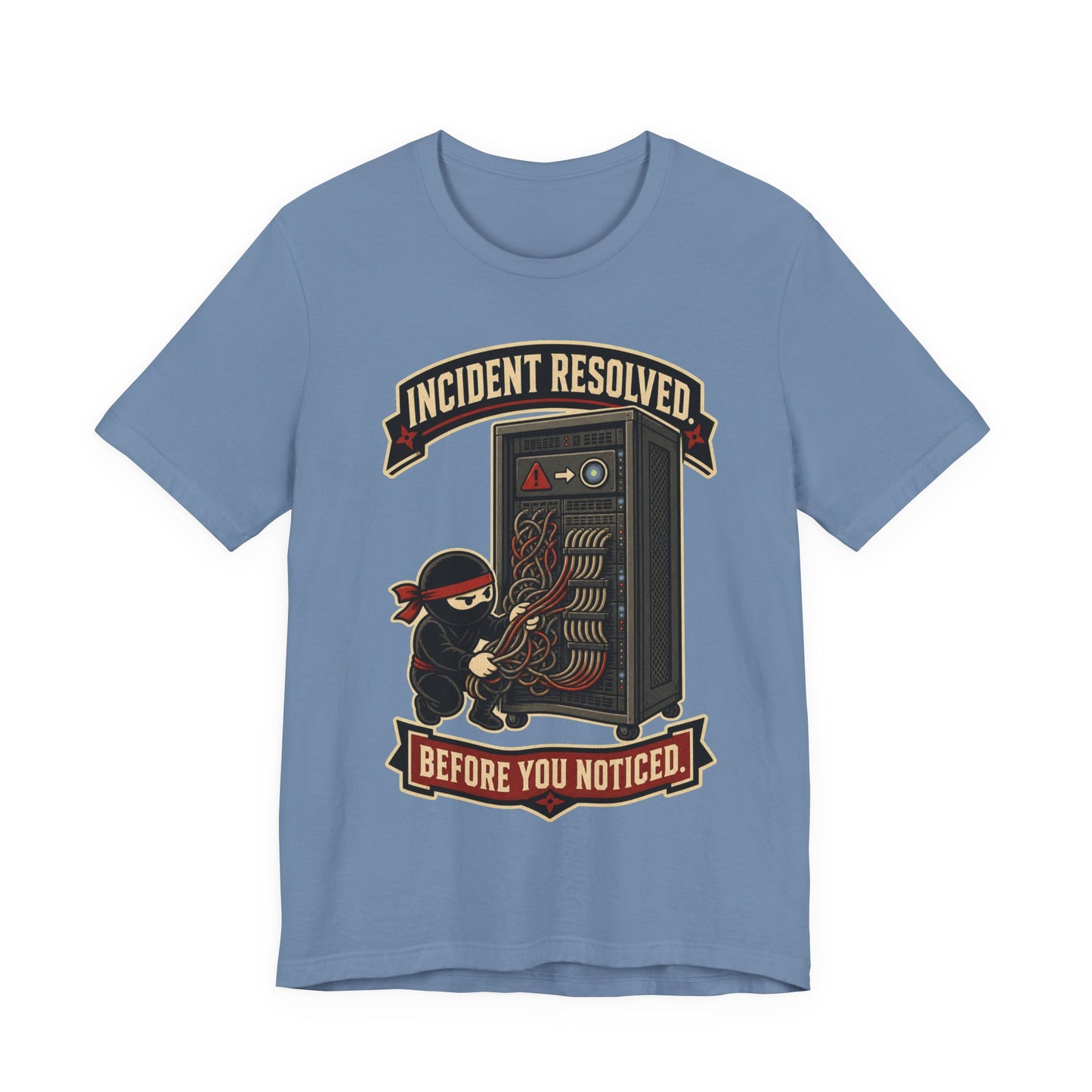 Incident Resolved Before You Noticed Funny Ninja Office Shirt | Khai Studio