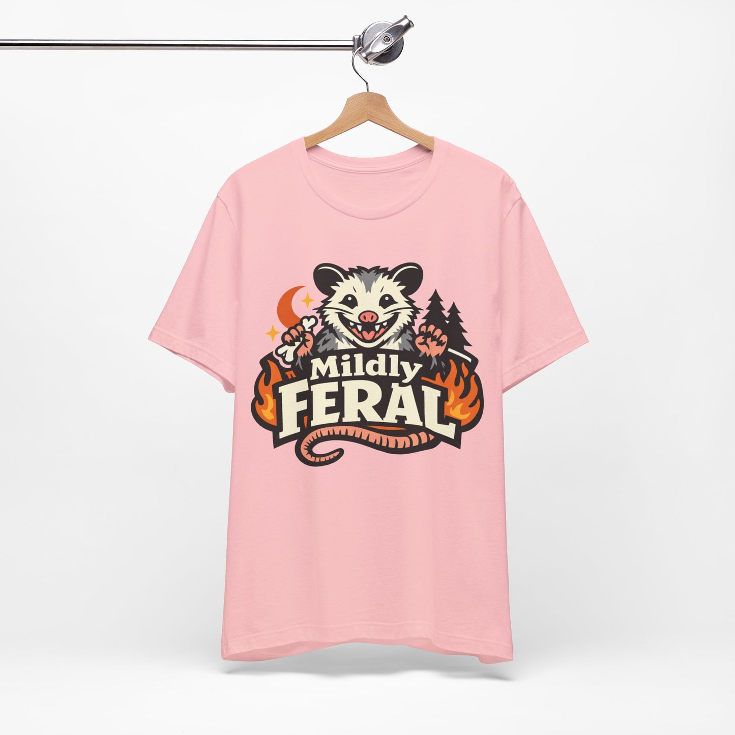Mildly Feral Funny Burnout Shirt | Khai Studio