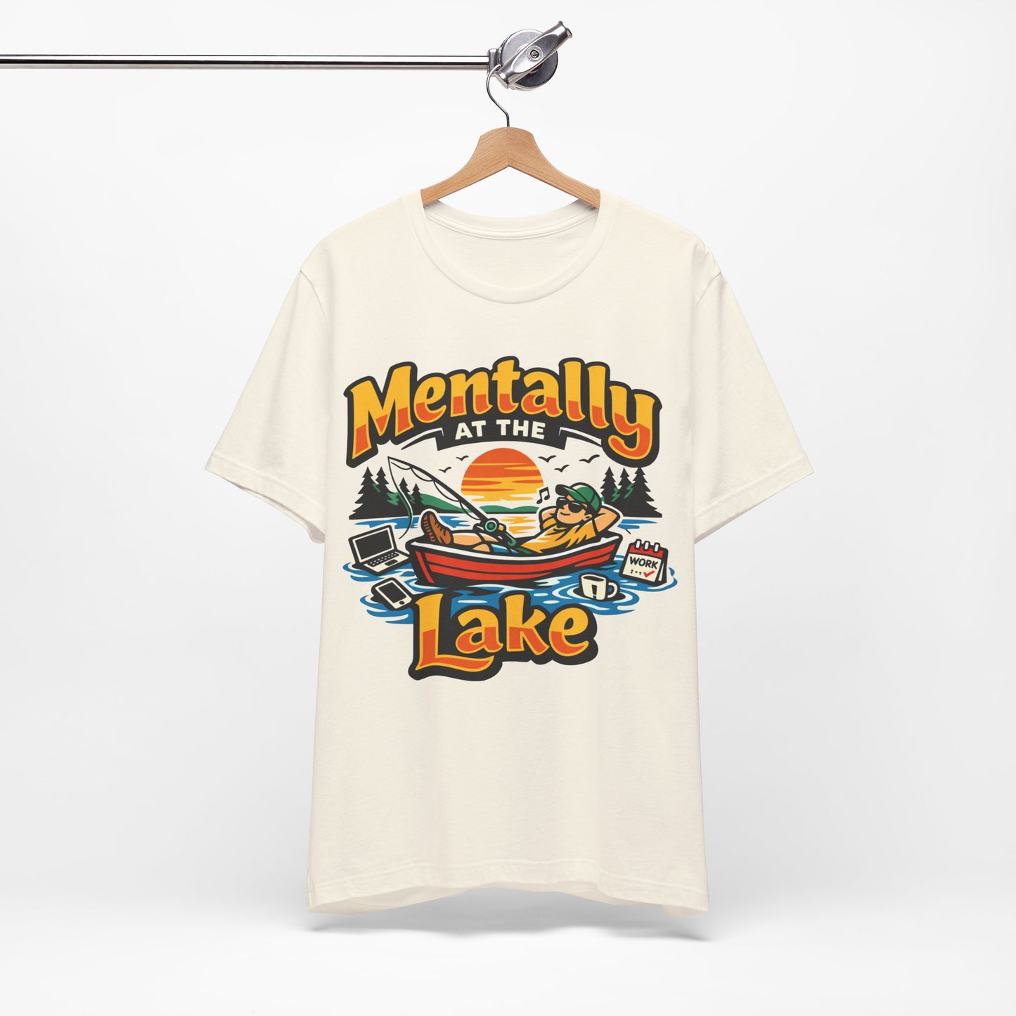 Mentally at the Lake Funny Introvert Shirt | Khai Studio