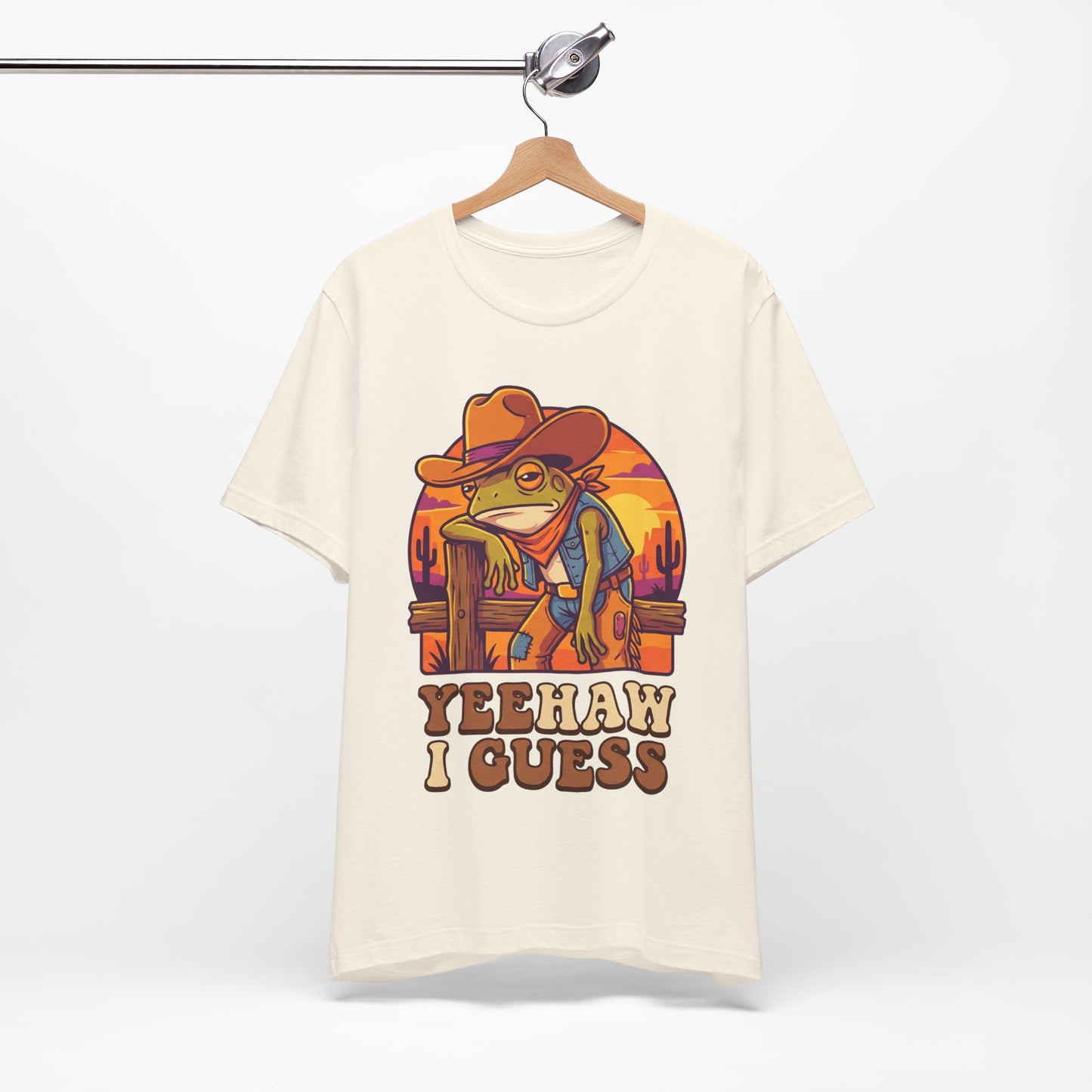 Yeehaw I Guess Funny Burnout Shirt | Khai Studio
