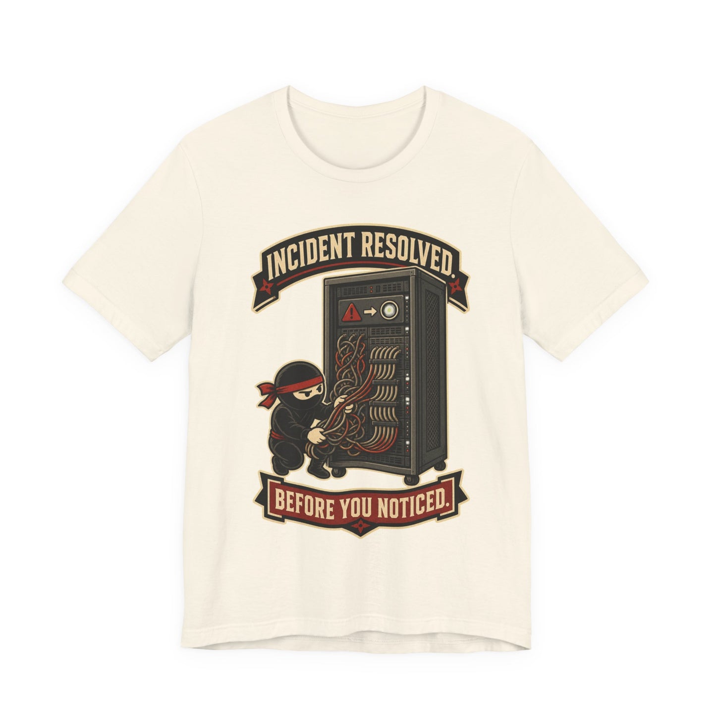 Incident Resolved Before You Noticed Funny Ninja Office Shirt | Khai Studio