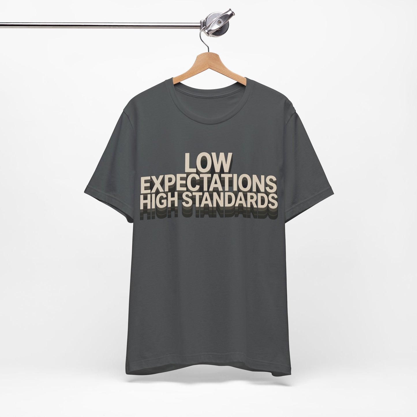 Low Expectations High Standards Funny Deadpan Shirt | Khai Studio
