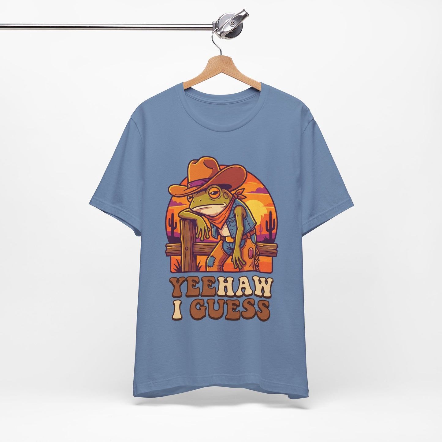 Yeehaw I Guess Funny Burnout Shirt | Khai Studio