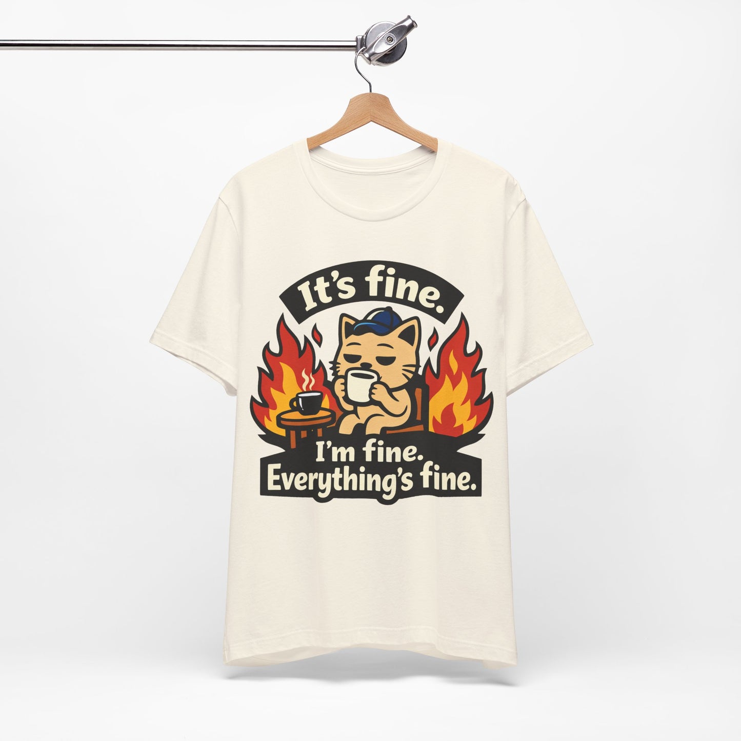 It's Fine I'm Fine Everything's Fine Funny Burnout Shirt | Khai Studio