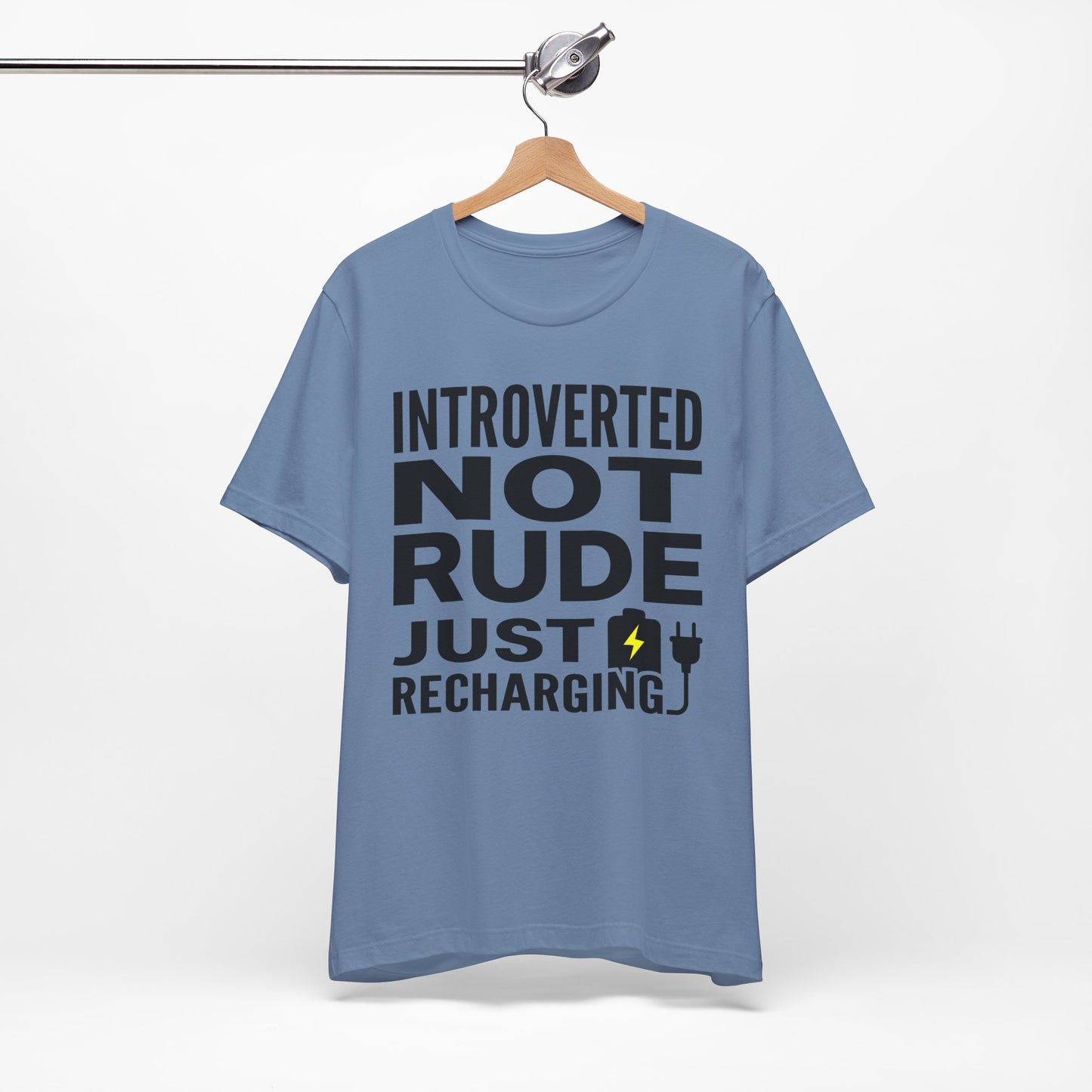 Introverted Not Rude Just Recharging Funny Introvert Shirt | Khai Studio
