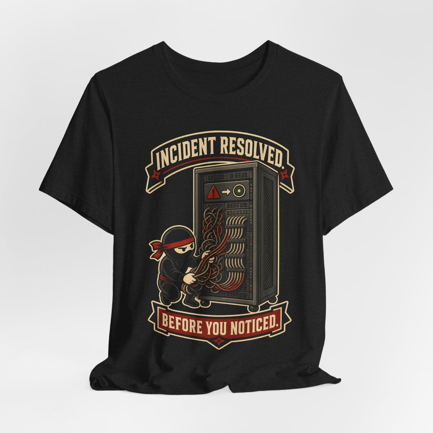 Incident Resolved Before You Noticed Funny Ninja Office Shirt | Khai Studio
