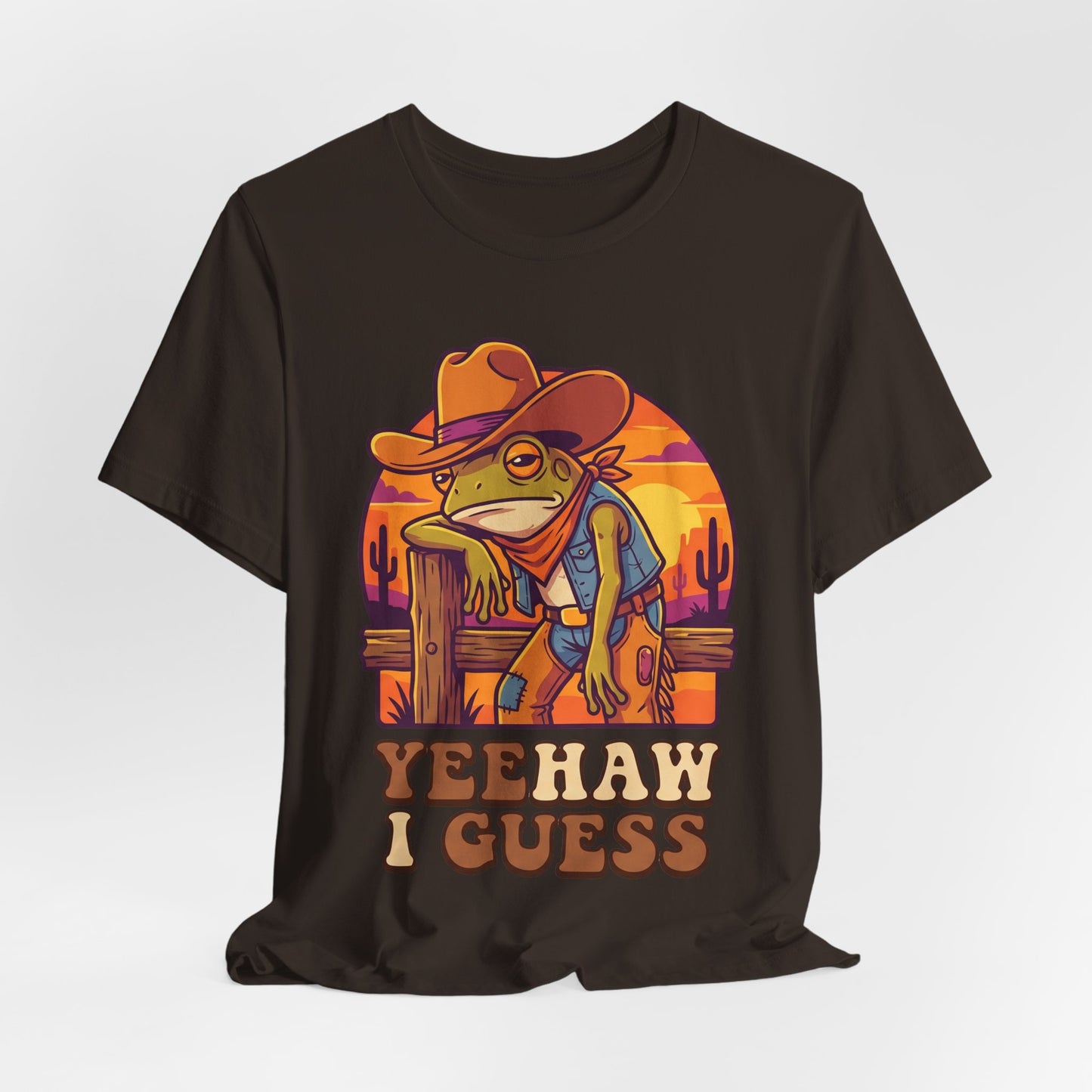 Yeehaw I Guess Funny Burnout Shirt | Khai Studio
