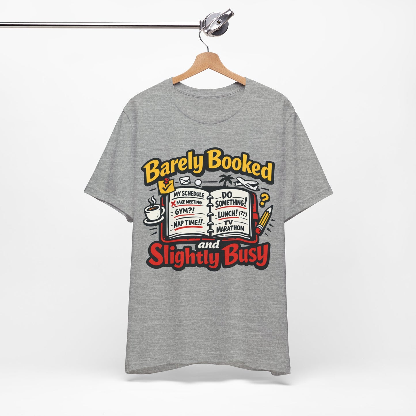Barely Booked and Slightly Busy Funny Burnout Shirt | Khai Studio
