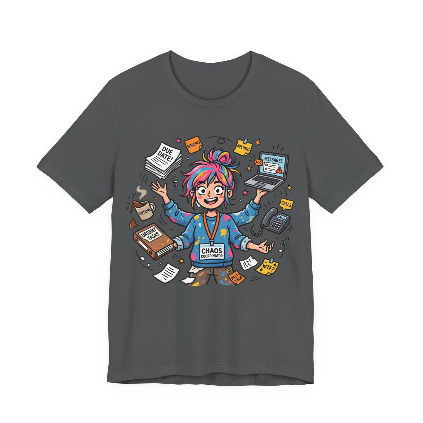 Chaos Coordinator (Feral Edition) Funny Burnout Shirt | Khai Studio