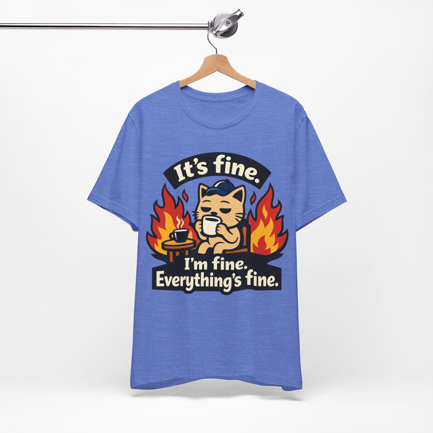 It's Fine I'm Fine Everything's Fine Funny Burnout Shirt | Khai Studio
