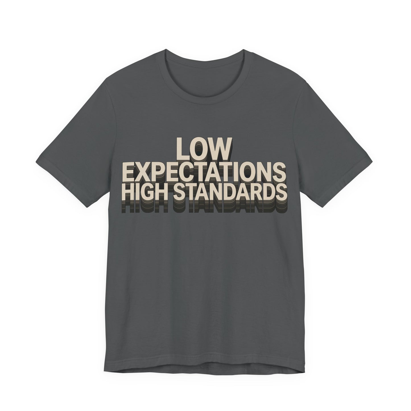 Low Expectations High Standards Funny Deadpan Shirt | Khai Studio