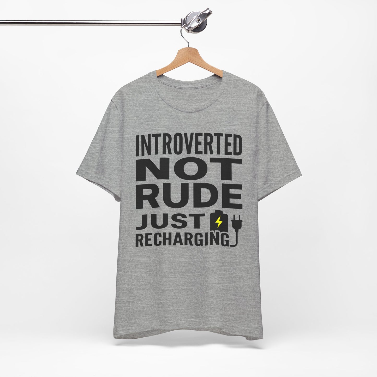 Introverted Not Rude Just Recharging Funny Introvert Shirt | Khai Studio