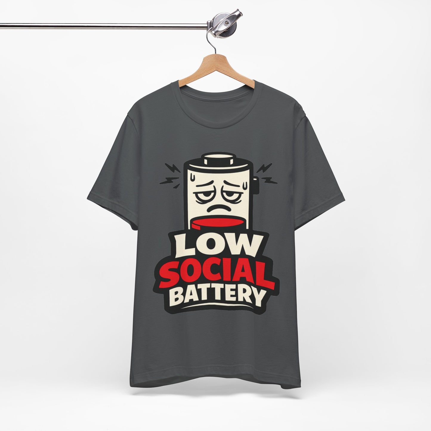 Low Social Battery Funny Introvert Shirt | Khai Studio
