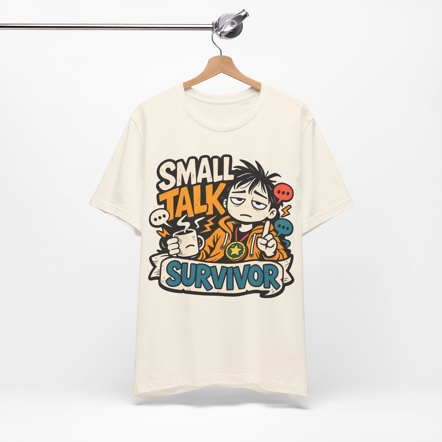 Small Talk Survivor Funny Introvert Shirt | Khai Studio