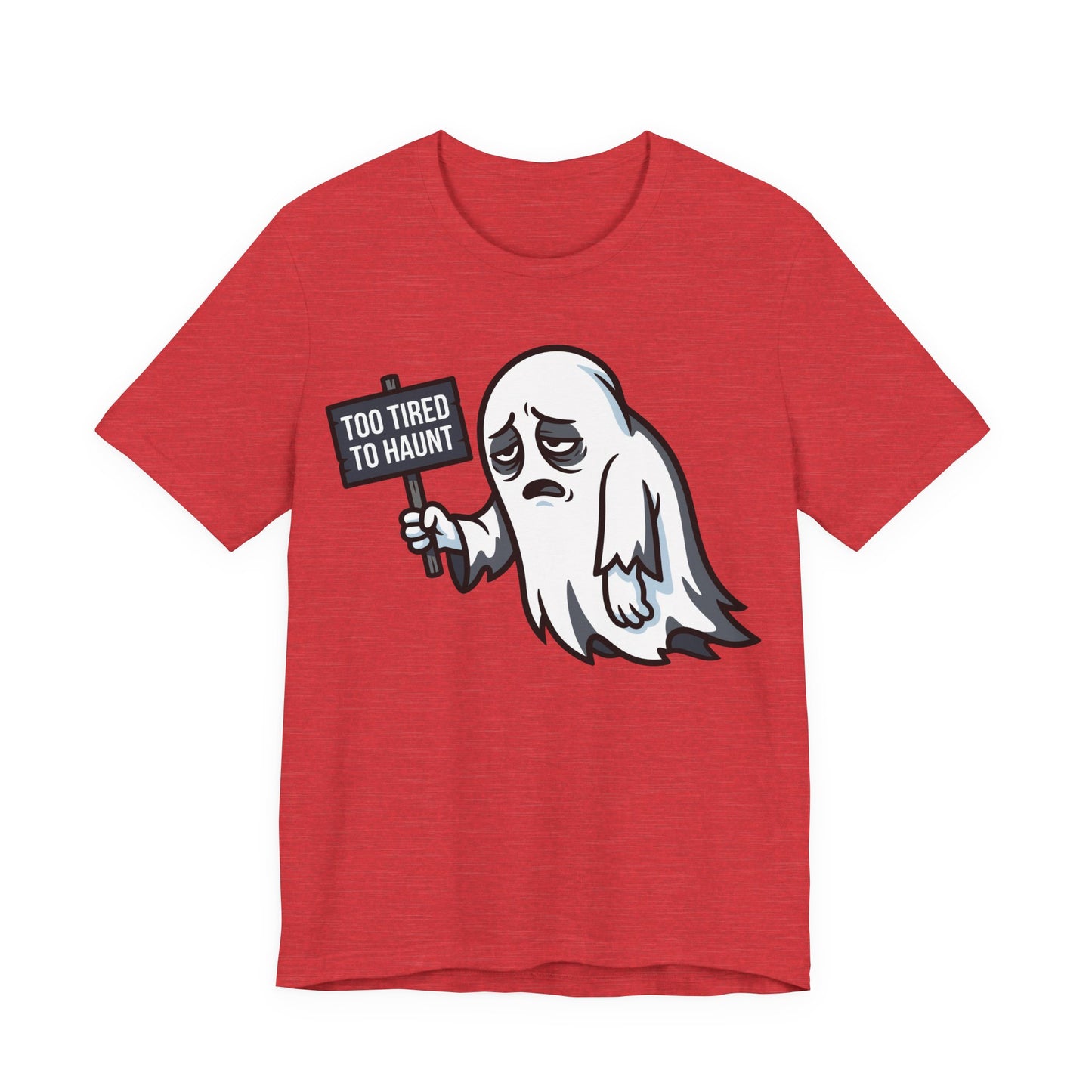 Too Tired to Haunt Funny Burnout Shirt | Khai Studio