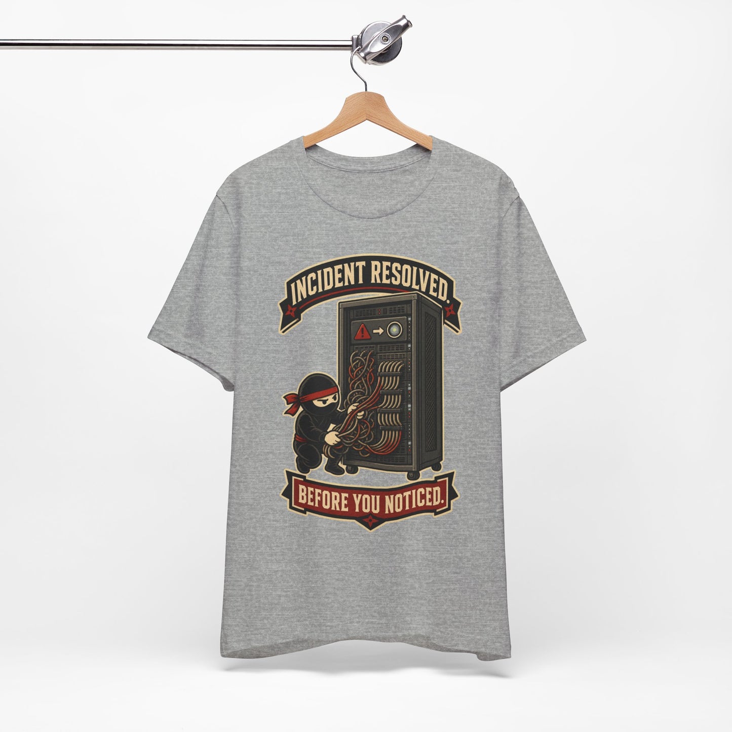Incident Resolved Before You Noticed Funny Ninja Office Shirt | Khai Studio