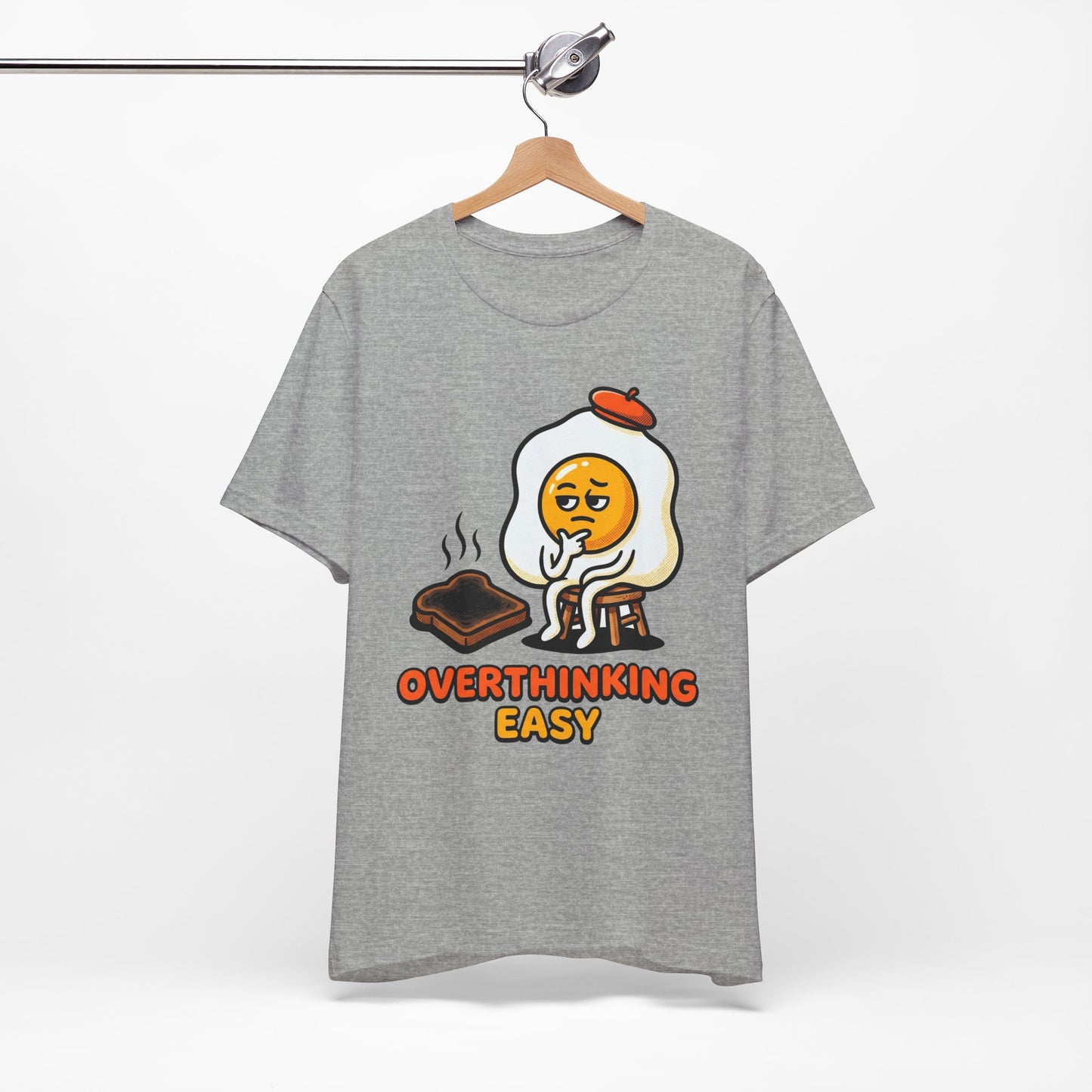Overthinking Easy Funny Burnout Shirt | Khai Studio
