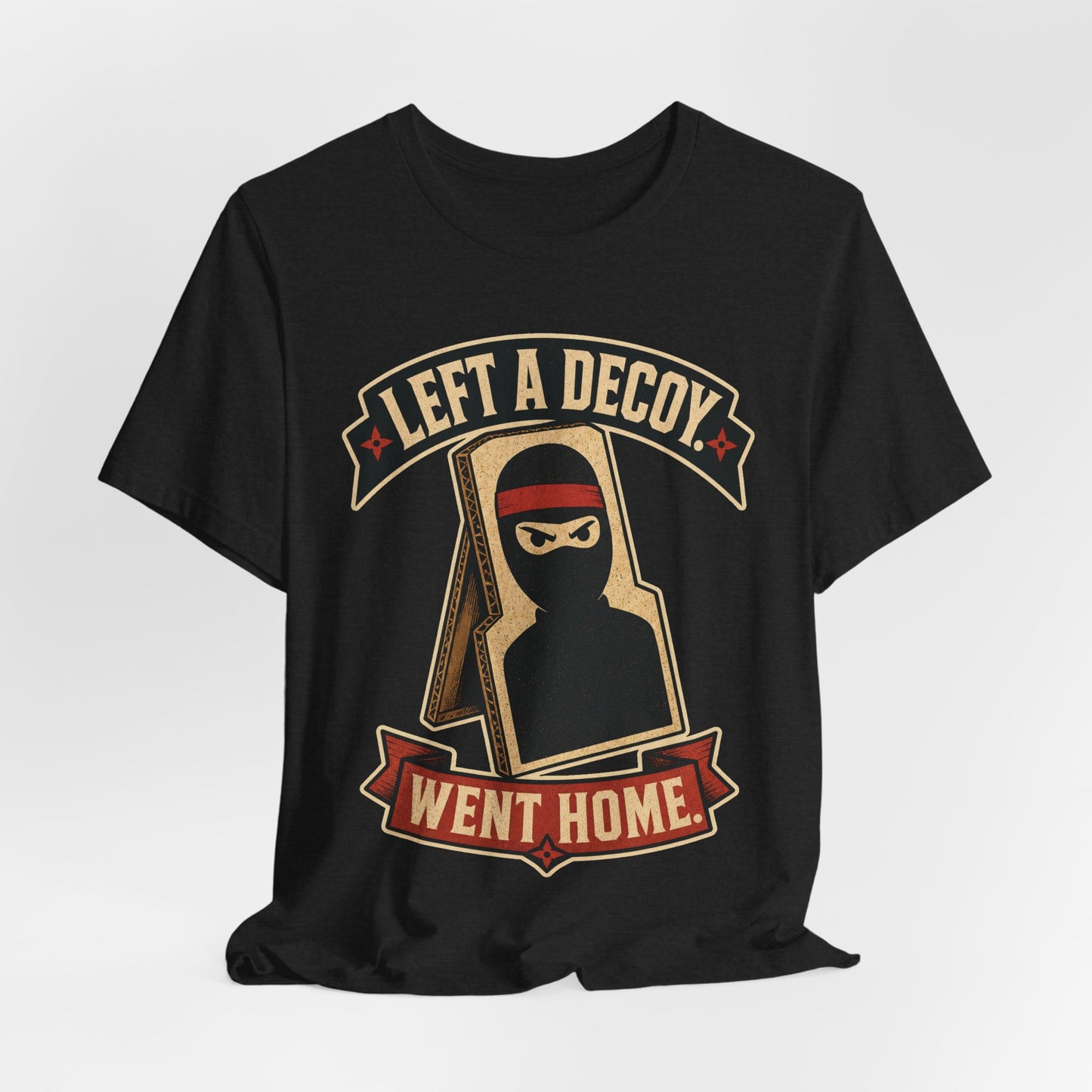 Left a Decoy Went Home Funny Ninja Office Shirt | Khai Studio