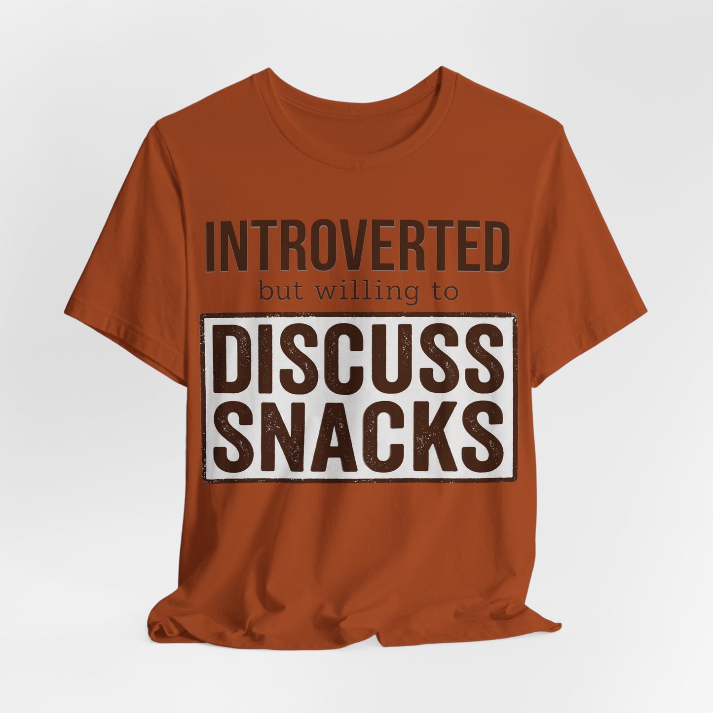 Introverted but Willing to Snack Funny Introvert Shirt | Khai Studio